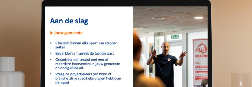 Meer informatie en opname webinar Onze Club is van Iedereen