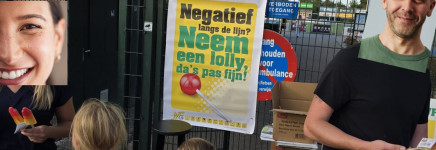 Plezier staat voorop - Sociale Veiligheid lolly actie Plezier staat voorop - Sociale Veiligheid lolly actie