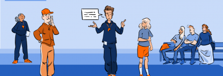 Sterk in de wedstrijd